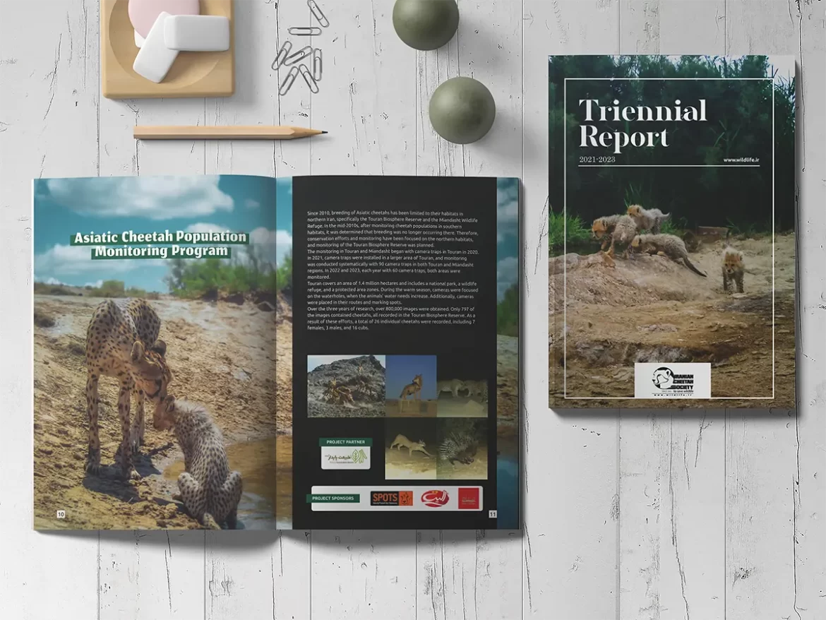 Iranian Cheetah Society Releases Triennial Report on Wildlife Conservation and Asiatic Cheetah Conservation