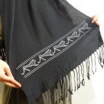 شال یوزپلنگ نشان مشکی