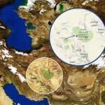 موقعیت مناطق مورد مطالعه در ایران